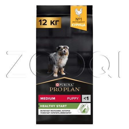 Purina Pro Plan Healthy Start Meduum Puppy для щенков средних пород (курица)
