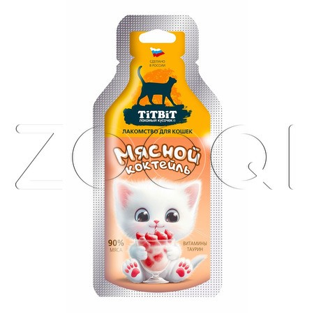 TiTBiT Лакомство Мясной коктейль для кошек, 15 г