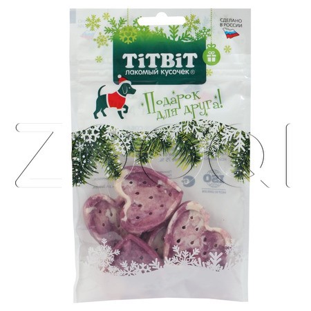 TiTBiT Мягкие снеки с кроликом и черникой (Новогодняя коллекция), 70 г