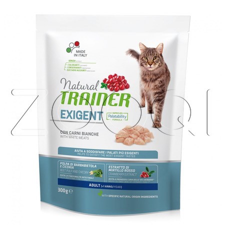 Trainer Natural Exigent Adult для привередливых взрослых кошек (белое мясо)