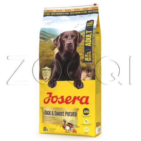 Корм Josera Adult with Duck & Sweet Potato (Medium/Maxi 26/15) для собак (утка, батат)