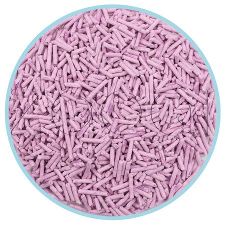 Комфикот Наполнитель тофу комкующийся для кошачьего туалета (горная лаванда)