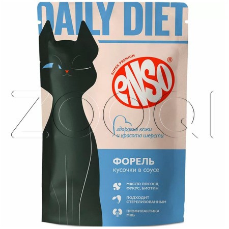 Рагу Enso Daily Diet для кошек (форель), 85 г