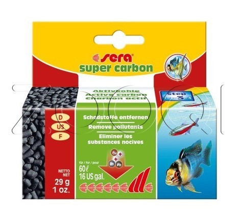 Активированный уголь Sera Super Carbon (29 гр)