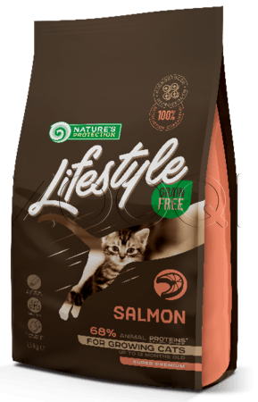 Nature's Protection Lifestyle Salmon Kitten (Лосось)