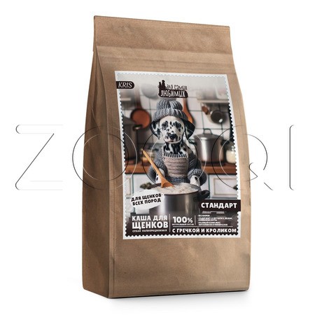 Каша ДЛЯ САМЫХ ЛЮБИМЫХ Стандарт для щенков (гречка, кролик)