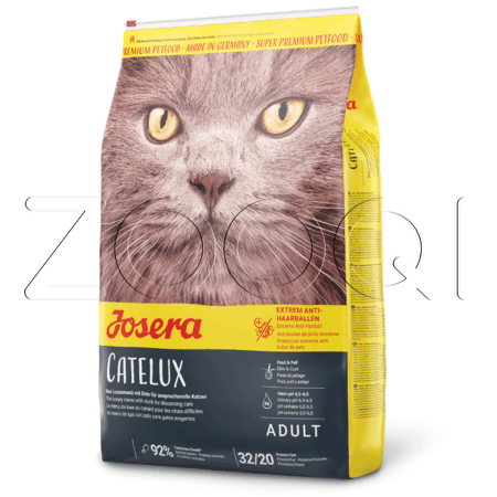 Josera Catelux Adult для длинношерстных взрослых кошек (утка, картофель)