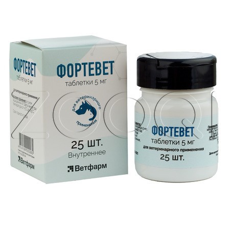 Фортевет Таблетки для собак и кошек, 25 табл