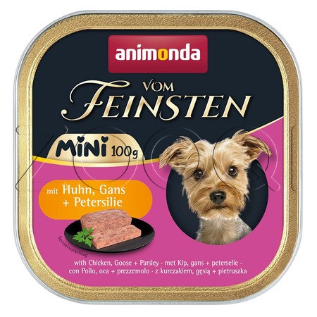 Паштет Vom Feinsten Mini Senior для собак (курица, гусь, петрушка), 100 г