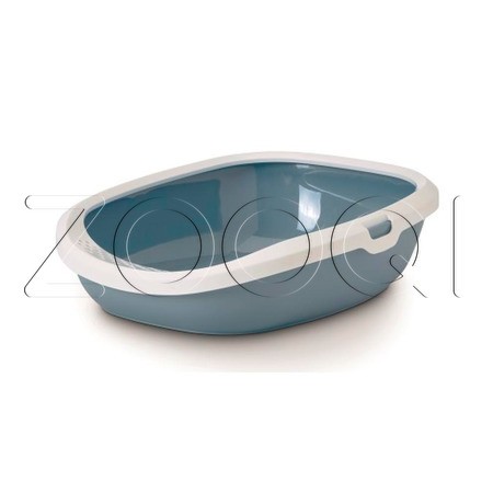 Туалет "SAVIC" "Gizmo Large" для кошек, 52х39,5х15 см, пластик, голубой