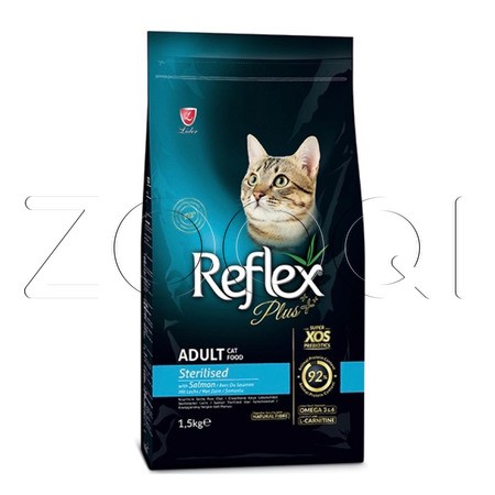 Reflex Plus Adult Sterilised Salmon для стерилизованных взрослых кошек (лосось)