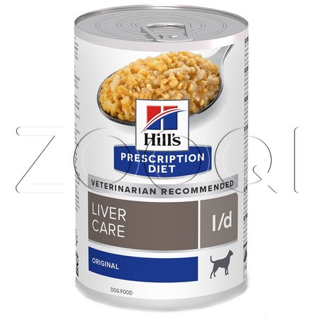 Hill's Prescription Diet I/d Liver Care для поддержания печени у взрослых собак, 370 г