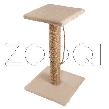Cat House Когтеточка с полкой (джут), 70 см