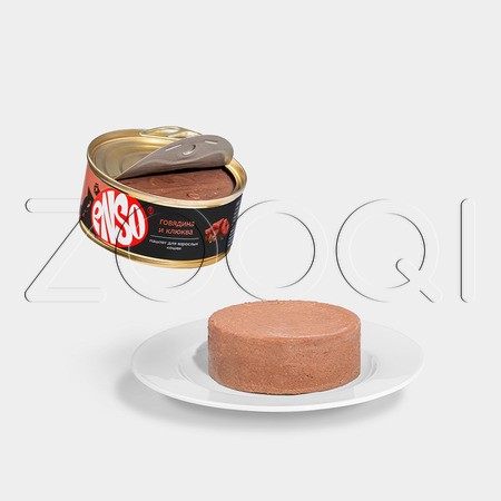 Паштет Enso для кошек (говядина, клюква), 100 г