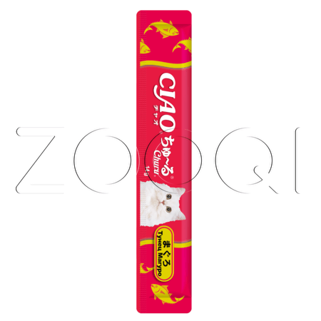 INABA CIAO Churu Пюре-лакомство для кошек (тунец Магуро), 14 г x 4 шт