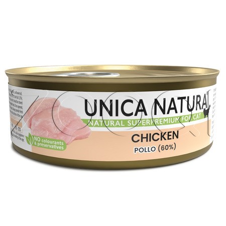 Консерва Unica Natura для кошек (курица), 70 г
