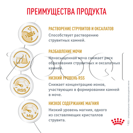 Корм Royal Canin Urinary S/O для кошек (птица)