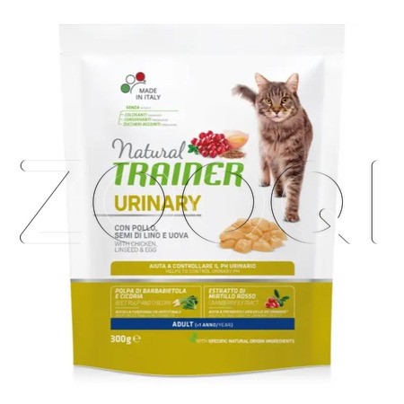 Trainer Natural Adult Urinary для взрослых кошек с мочекаменной болезнью (курица)