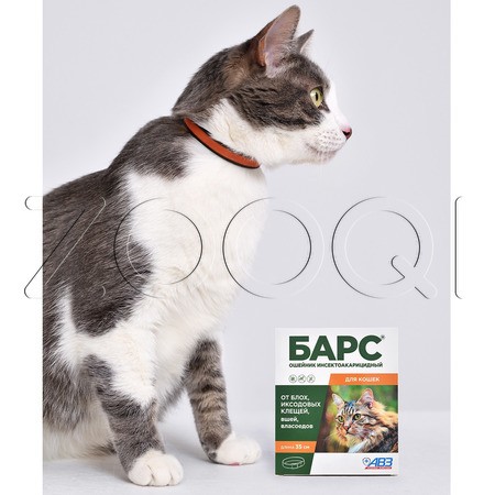 Барс Ошейник инсектоакарицидный для кошек