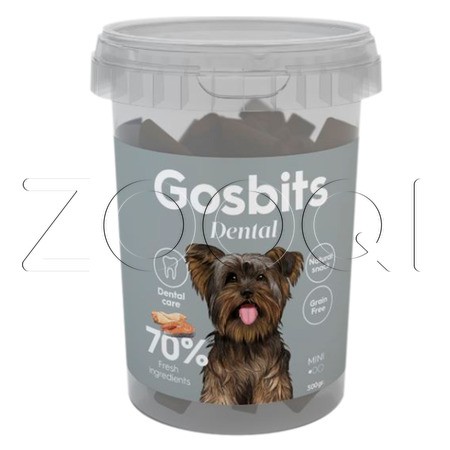 Gosbi Лакомство Gosbits Dental Mini для собак мелких пород, 300 г