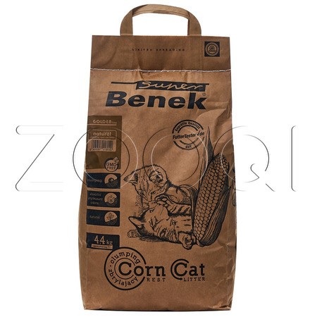 Super Benek Corn Cat Golden Кукурузный наполнитель для кошачьего туалета