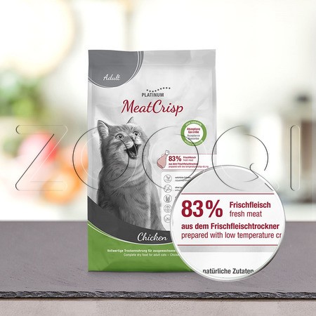 Platinum MeatCrisp Adult для взрослых кошек (курица)