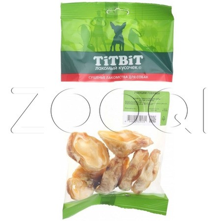 TiTBiT Ракушки говяжьи (мягкая упаковка), 30 г