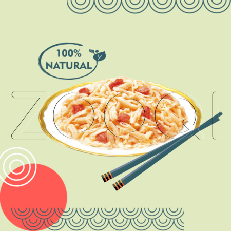 Пауч INABA Teishibo для собак (куриное филе и говядина в желе), 80 г