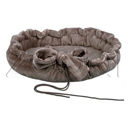 Лежак "TRIXIE" "Кровать& подушка" - Серо-коричневый