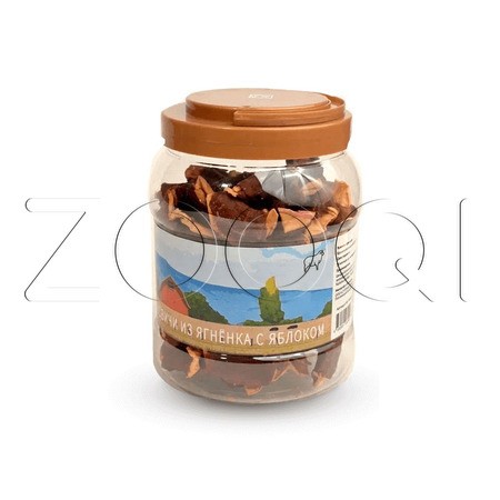 Nord Farm Лакомство Сэндвичи из ягнёнка с яблоком для собак, 800 г