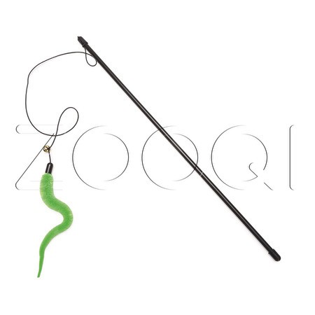 Beeztees Удочка «Гусеница» для кошек, в ассортименте, 48 см