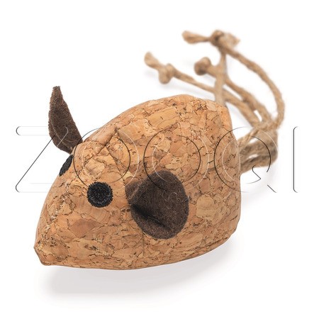 Beeztees Игрушка «Мышка с кошачьей мятой» для кошек, 6x16x5 см