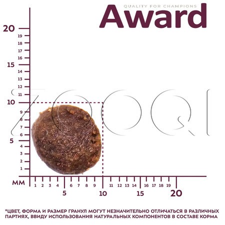 Корм Award для щенков, беременных и кормящих сук (индейка, курица, морковь, черная смородина)