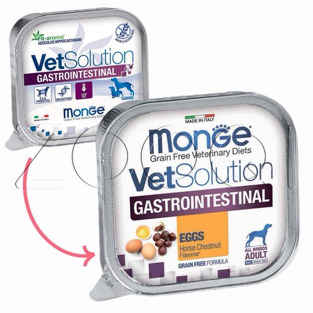 Паштет Monge VetSolution Dog Gastrointestinal для собак (свиная печень), 150 г