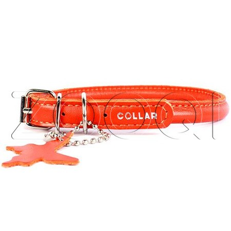 Ошейник "CoLLaR Glamour" для длинношерстных собак (ш 13мм, д 53-61см), оранжевый
