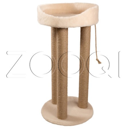 Cat House Когтеточка «Тринога с лежанкой» (джут), 85 см