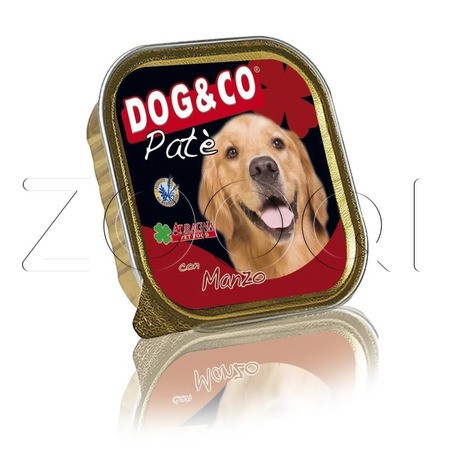DOG&CO Паштет из говядины для взрослых собак всех пород