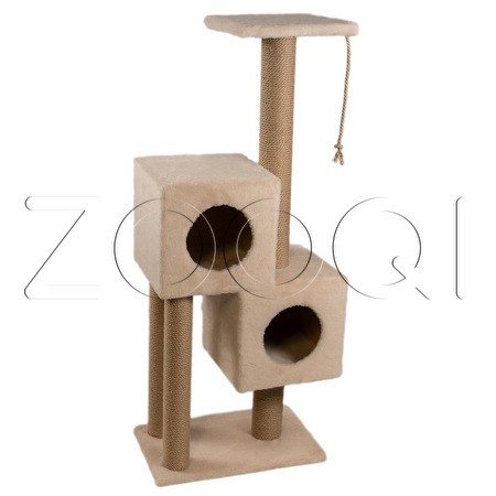 Cat House Игровой комплекс «Двойной домик» (джут), 127 см