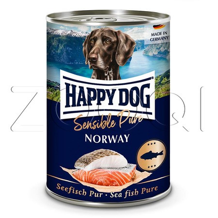 Happy Dog Sensible Pure Norway для шерсти и кожи взрослых собак (рыба)