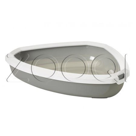 Туалет "SAVIC" "Rincon" для кошек, 58,50x 45,50x12,50cm пластик, серый