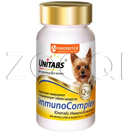 Unitabs ImmunoComplex для иммунитета мелким собакам, 100 шт