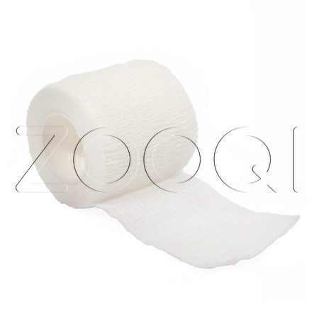 Бинт ветеринарный самофиксирующийся (белый)