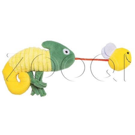 Beeztees Игрушка «Хамелеон» для кошек, 19 см