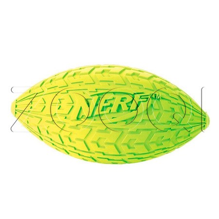 Nerf Мяч для регби резиновый пищащий