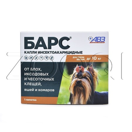 Барс Капли инсектоакарицидные для собак