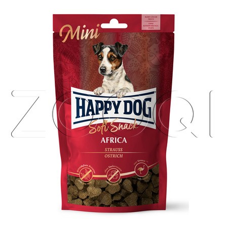 Happy Dog Soft Snack Mini Africa (страус), 100 г