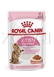 Royal Canin Kitten Sterilised кусочки в соусе