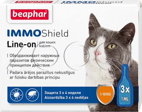 Beaphar Капли IMMO Shield Line-on для кошек
