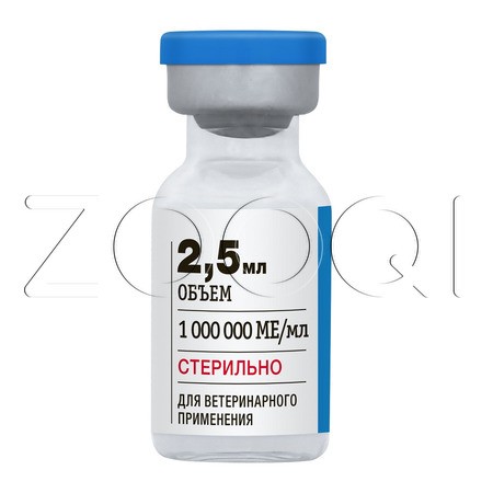 Догферон Раствор для инъекций для собак, 2,5 мл x 5 флаконов