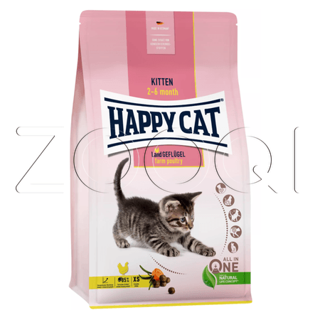 Happy Cat Kitten Land Geflügel 37.5/21